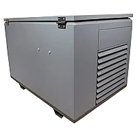 Бензиновый генератор FUBAG BS 7500 A ES в тихом зимнем кожухе 1200 RAL 7024