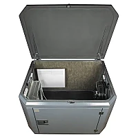 Бензиновый генератор FUBAG BS 7500 A ES DUPLEX в тихом зимнем кожухе 1200 RAL 7024